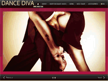 Tablet Screenshot of dancediva.com.au